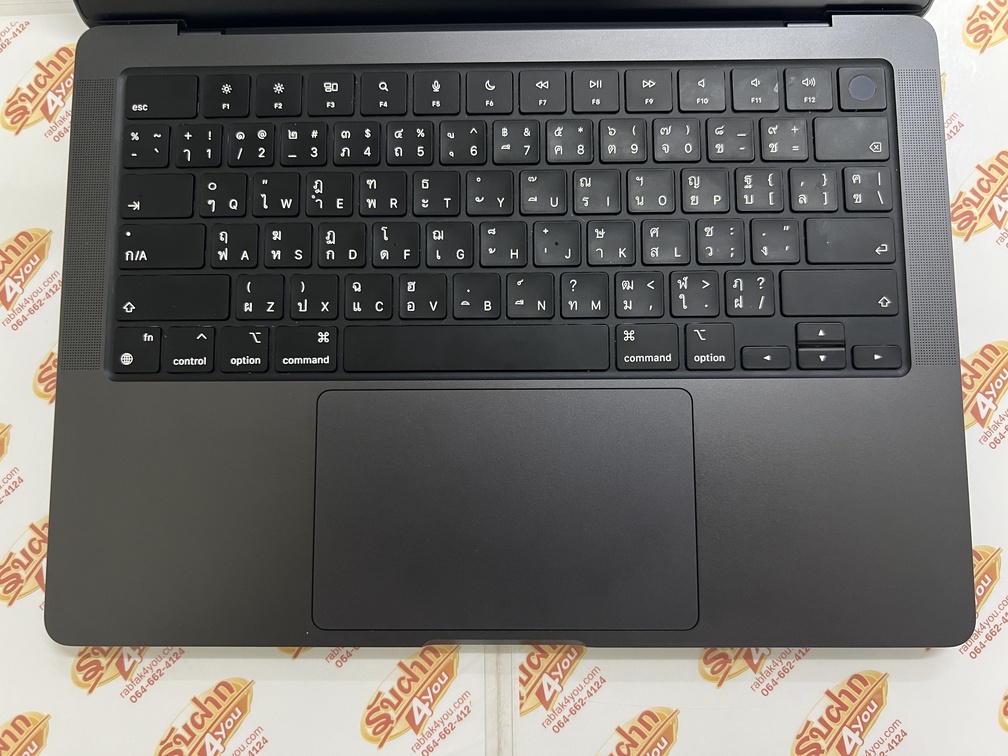 ขายถูก MacBook Pro 14นิ้ว M4 RAM16GB SSD512GB Cycle Count 37 สีดำสเปซแบล็ค สภาพสวย93% อุปกรณ์ครบกล่องพร้อมใบเสร็จ ประกันหมดแล้ว - Image 6