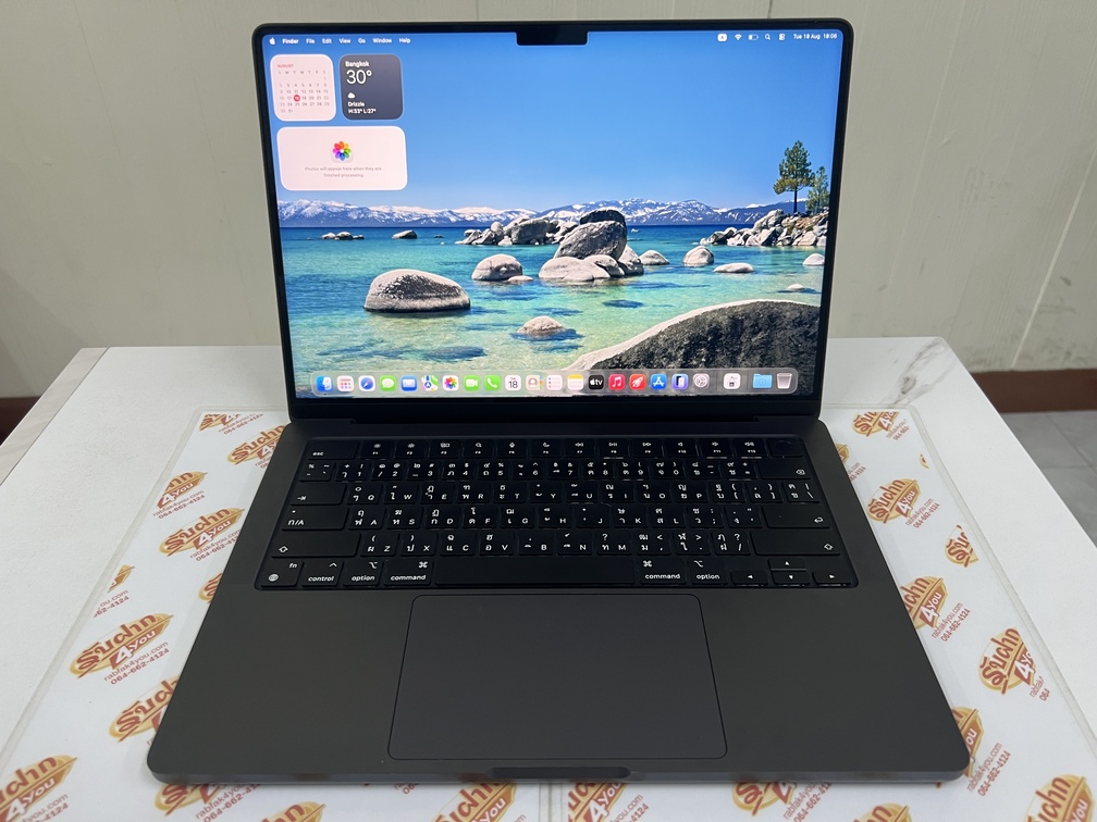 ขายถูก MacBook Pro 14นิ้ว M4 RAM16GB SSD512GB Cycle Count 37 สีดำสเปซแบล็ค สภาพสวย93% อุปกรณ์ครบกล่องพร้อมใบเสร็จ ประกันหมดแล้ว - Image 9