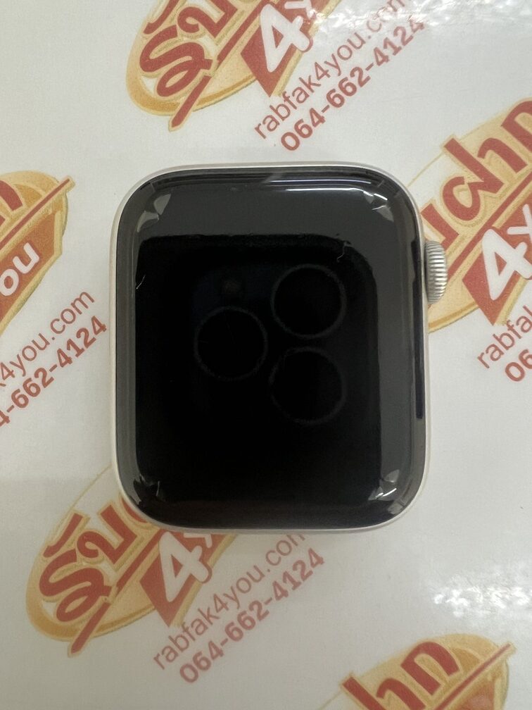 ขายถูก Apple Watch SE2 GPS 44MM สีSilver การันตีความใหม่ สุขภาพแบต100% ศูนย์ไทย อุปกรณ์ครบกล่องมี ตัวเรือน+สายนาฬิกา+สายชาร์+คู่มือ+กล่อง ไม่ติดiCloud - Image 4