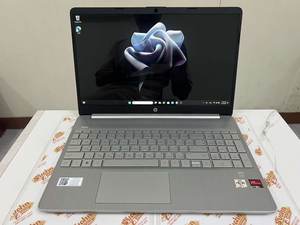 ขายถูก HP 15s AMD Athlon Gold 3150U/RAM8GB/SSD256GB 15.6 Full HD สีsilver สภาพสวย93% อุปกรณ์มี ตัวเครื่อง+สายชาร์จ+กระเป๋า ประกันหมดแล้ว - Image 9