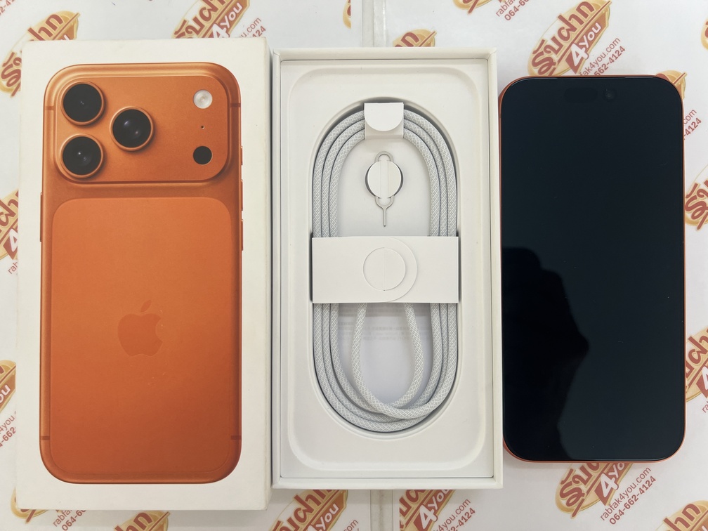 ขายถูก iPhone 17 Pro 256GB มือ2สภาพมือ1 ซื้อไปเหมือนได้เครื่องใหม่เลยครับ สีCosmic Orange ศูนย์ไทย อุปกรณ์ครบกล่อง ไม่ติดiCloud ประกันยาวหมด 19 กรกฎาคม 2570