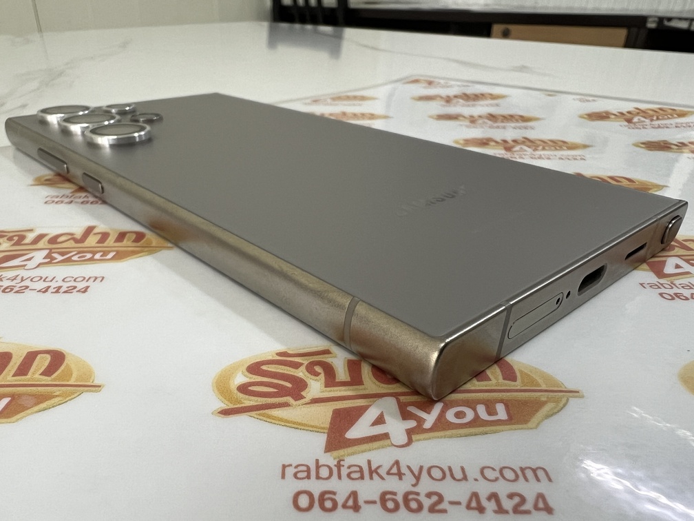 ขายถูก Samsung S24 Ultra 5G RAM12GB ROM256GB สีTitanium Gray สภาพสวย93% เครื่องศูนย์ไทย อุปกรณ์ไม่มีนะครับ มีแต่ตัวเครื่อง ไม่ติดสัญญา ประกันหมดแล้ว - Image 5
