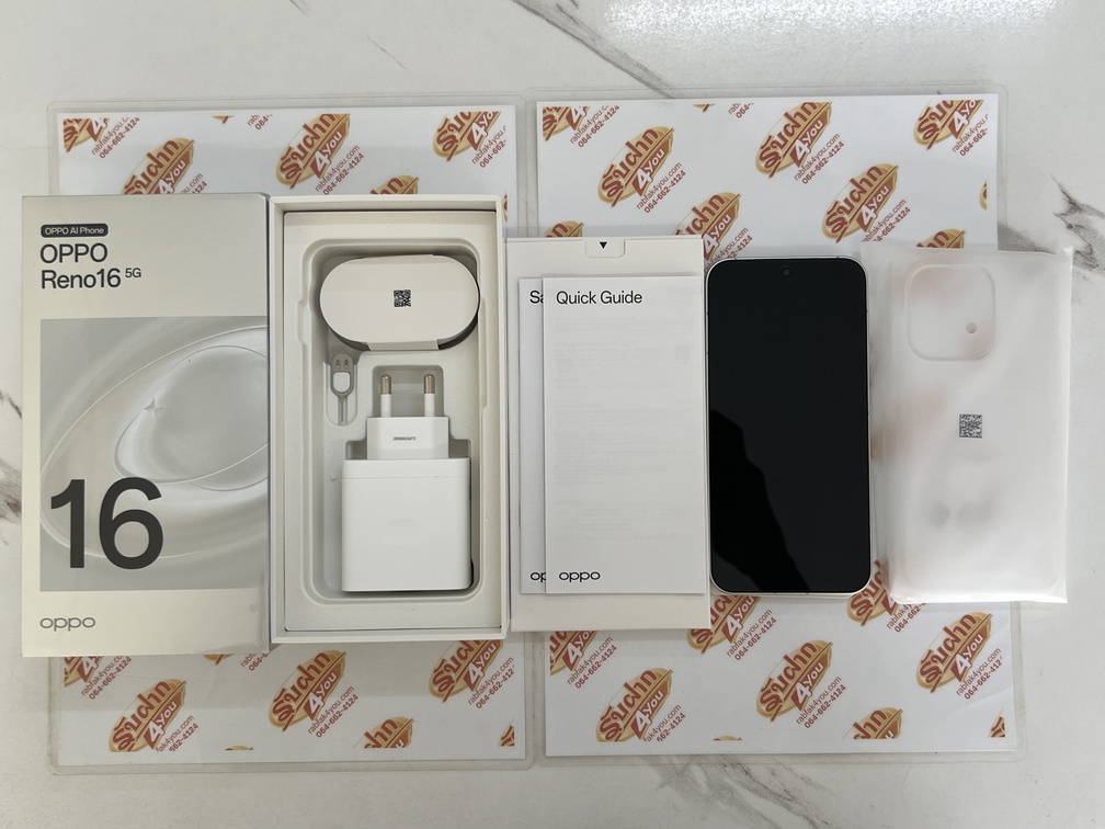 ขายถูก OPPO Reno 16 5G Ram12GB Rom256GB สีขาว เครื่องมือ1แค่แกะซีลพลาสติกกล่องออกมาเช็คเครื่องเท่านั้นเอง อุปกรณ์ครบกล่องพร้อมใบเสร็จ หมด 21 กันยายน 2570 - Image 7