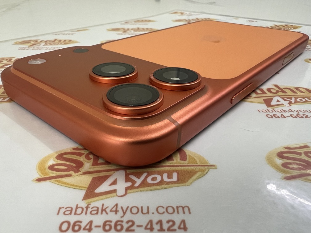 ขายถูก iPhone 17 Pro Max 256GB สภาพสวย92% มีรอยตรงขอบ1จุดเล็กๆมองแทบไม่เห็น สุขภาพแบต94% สีOrange ศูนย์ไทย อุปกรณ์ไม่มีนะครับ ประกันหมด 7 ธันวาคม 69 - Image 6