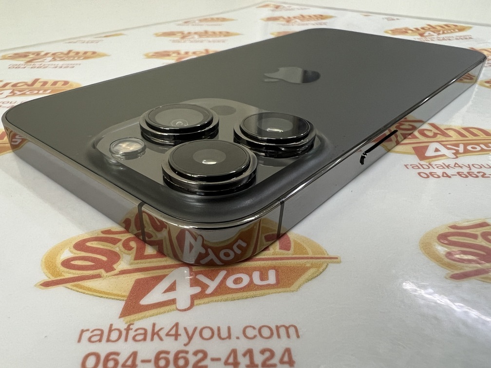 ขายถูก iPhone 13 Pro 256GB (ความจำเยอะ) เครื่องนอก สภาพสวย93% สุขภาพแบต76% สีGray อุปกรณ์ไม่มีนะครับ มีแต่ตัวเครื่อง ไม่ติดiCloud ประกันหมดแล้ว