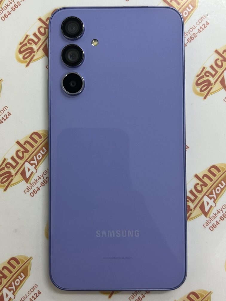 ขายถูก Samsung A54 5G Ram8GB Rom256GB สภาพสวย88% มีรอยนิดหน่อยโดยรวมแล้วสวย สีม่วง อุปกรณ์มี ตัวเครื่อง+เข็ม+คู่มือ+กล่อง(ไม่มีสายชาร์จ) ประกันหมดแล้ว - Image 4
