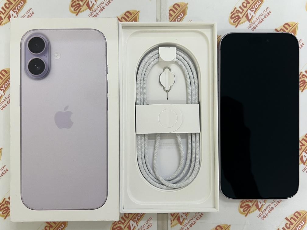 ขายถูก iPhone 17 256GB ซื้อไปเหมือนได้เครื่องใหม่เลยครับ รอบชาร์จ0รอบ สีม่วง ศูนย์ไทย อุปกรณ์ครบกล่อง ไม่ติดiCloud ประกันหมด 2 กุมภาพันธ์ 2570