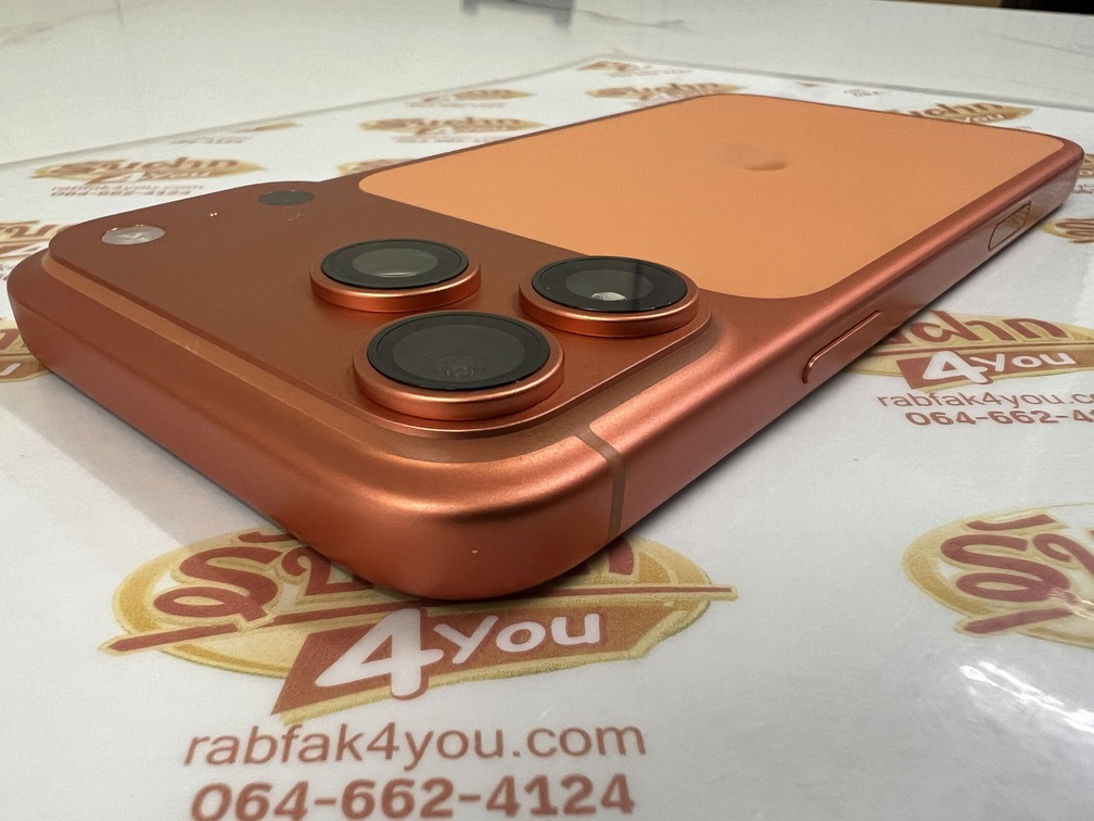 ขายถูก iPhone 17 Pro Max 256GB สภาพสวย92% ขอบมีรอย1จุดเล็กๆมองแทบไม่เห็น สุขภาพแบต94% สีOrange ศูนย์ไทย อุปกรณ์ไม่มีนะครับ ประกันหมด 7 ธันวาคม 69